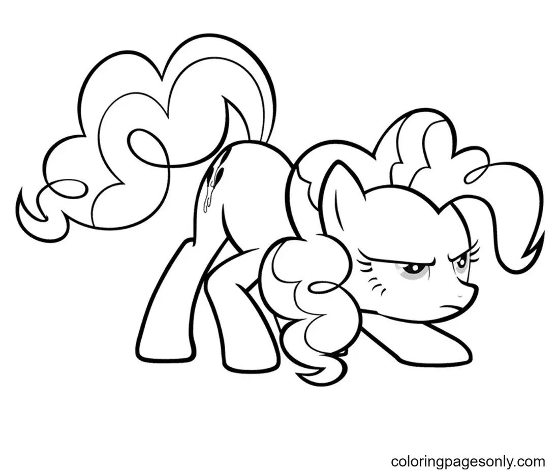 Çocuklar İçin Pinkie Pie Boyama Sayfaları 