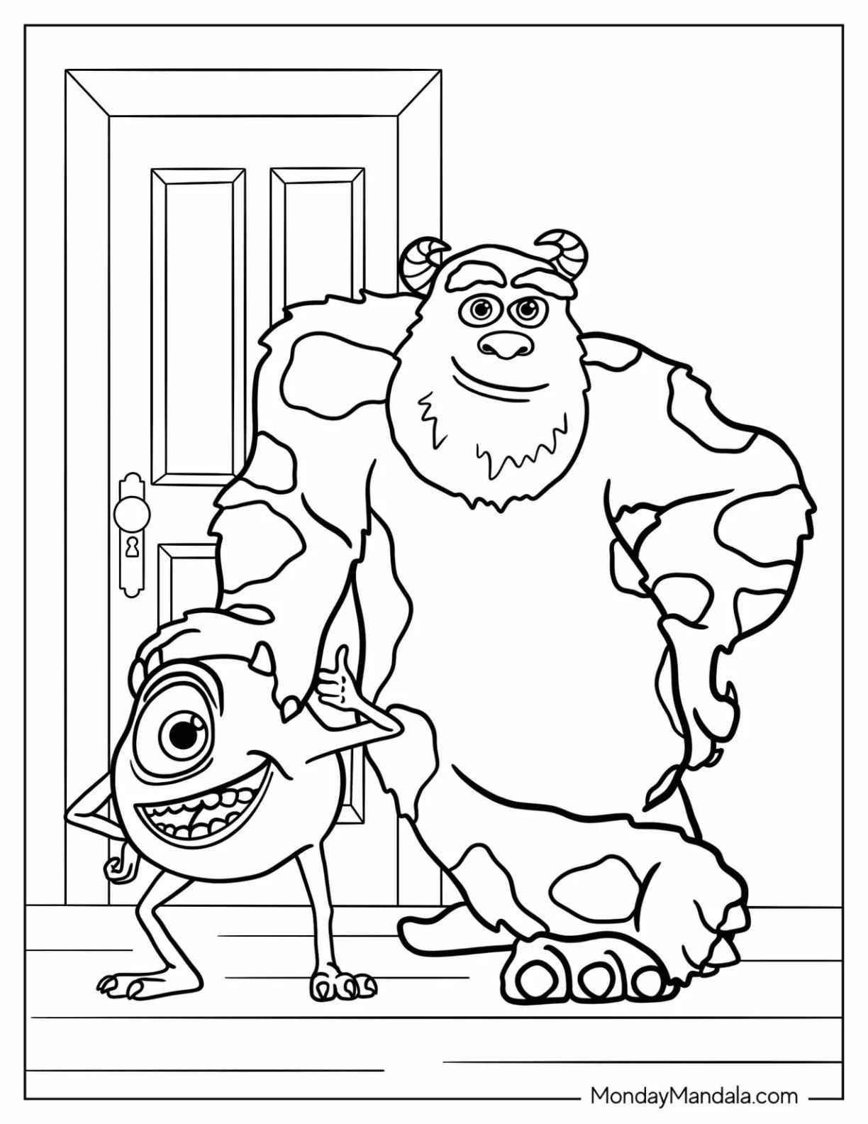 Çocuklar İçin Pixar Boyama Sayfaları 