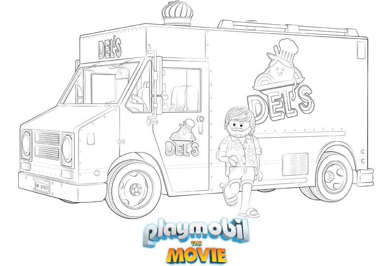 Çocuklar İçin Play Mobil Boyama Sayfaları 