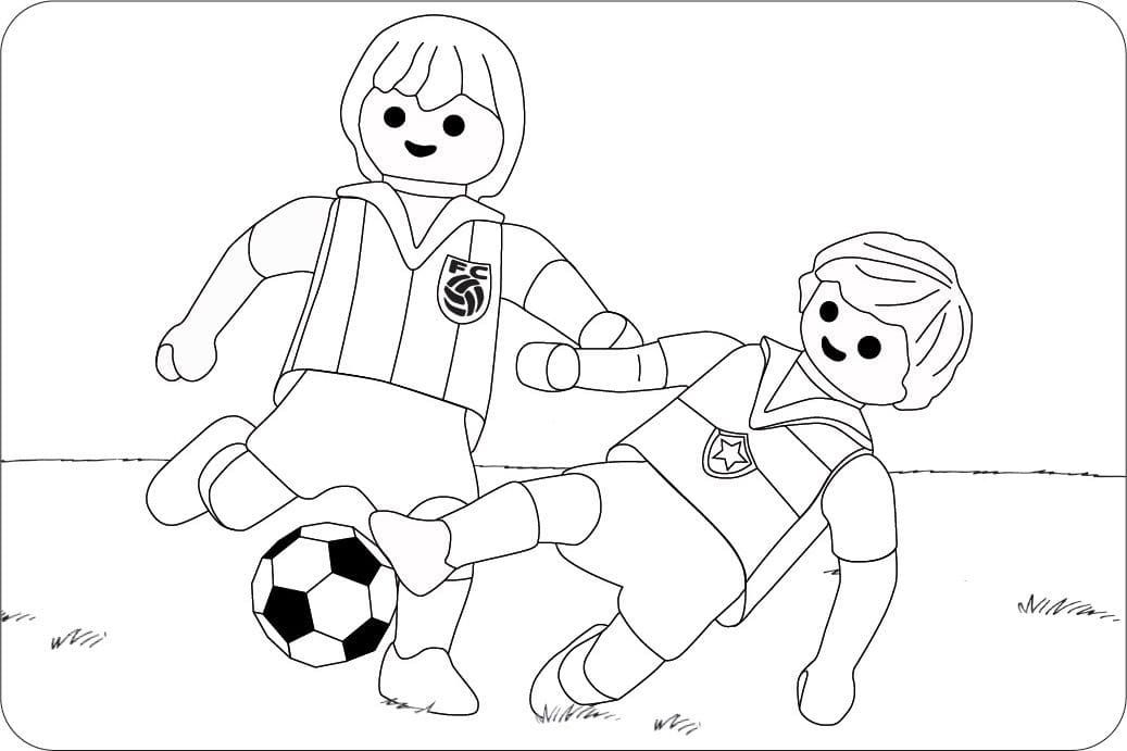 Çocuklar İçin Play Mobil Boyama Sayfaları 
