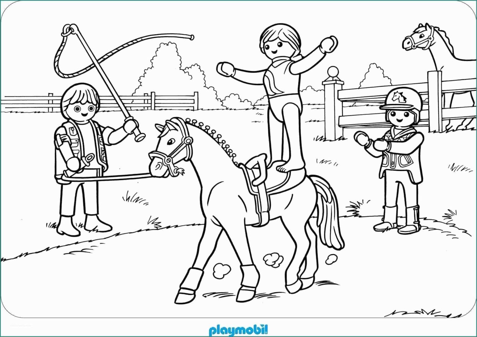 Çocuklar İçin Play Mobil Boyama Sayfaları 