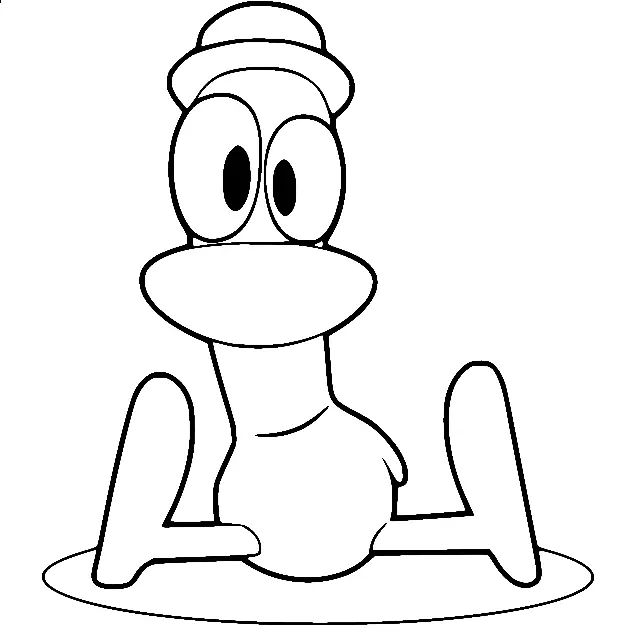 Çocuklar İçin Pocoyo Boyama Sayfaları 