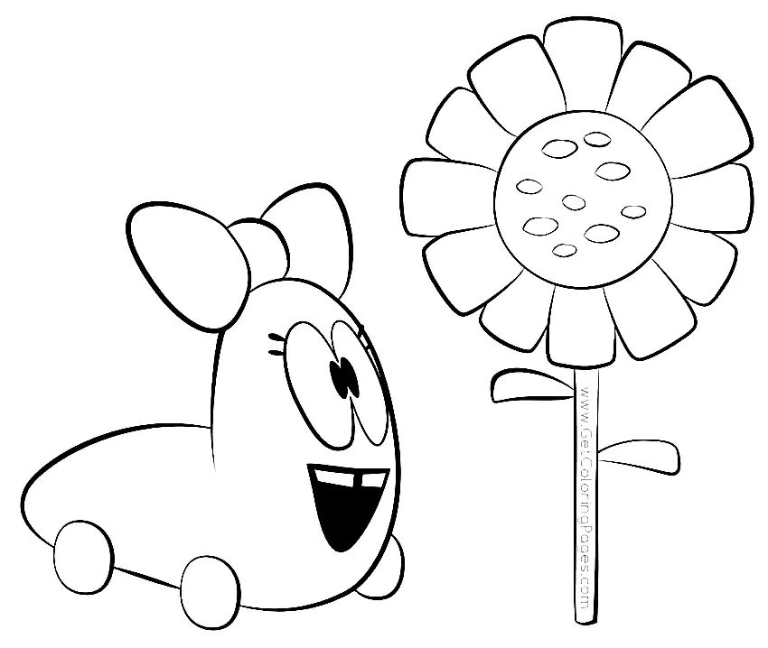 Çocuklar İçin Pocoyo Boyama Sayfaları 