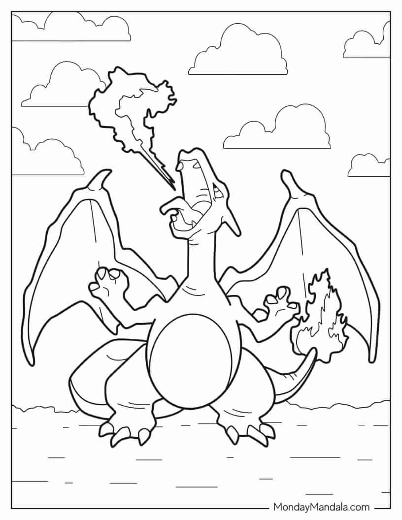 Çocuklar İçin Pokemon Boyama Sayfaları 