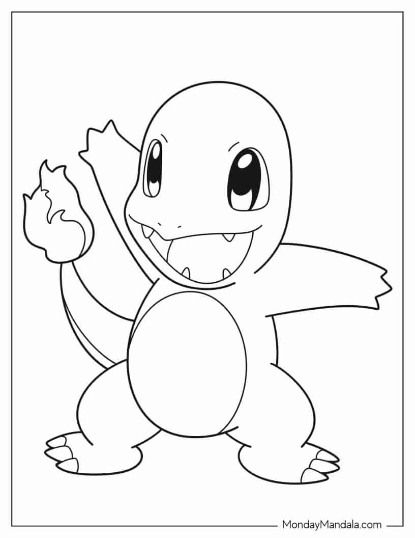 Çocuklar İçin Pokemon Boyama Sayfaları 