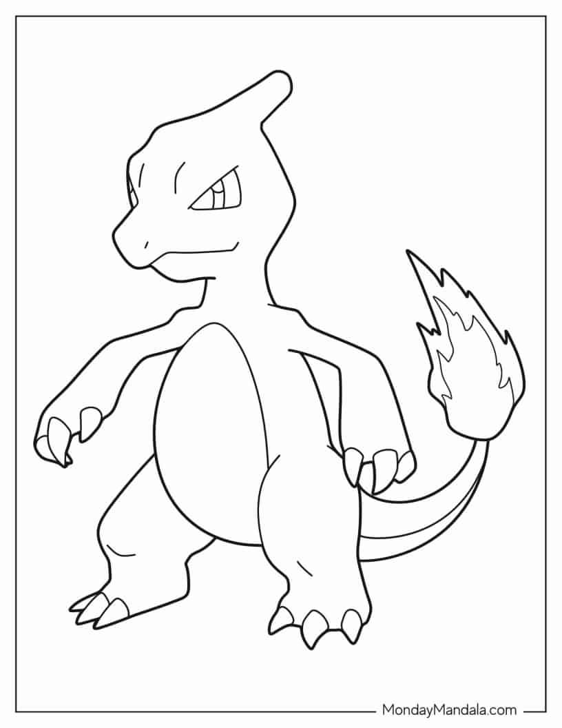 Çocuklar İçin Pokemon Boyama Sayfaları 