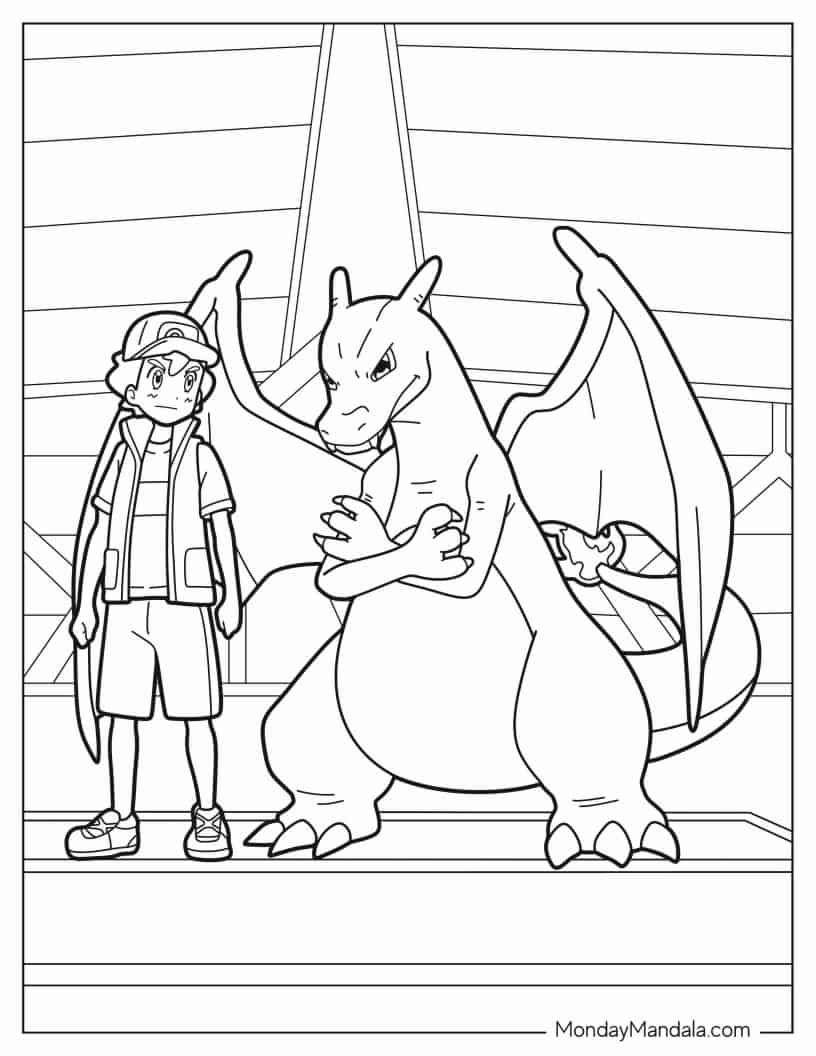 Çocuklar İçin Pokemon Boyama Sayfaları 