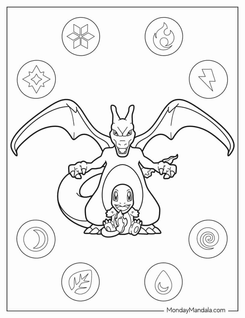 Çocuklar İçin Pokemon Boyama Sayfaları 