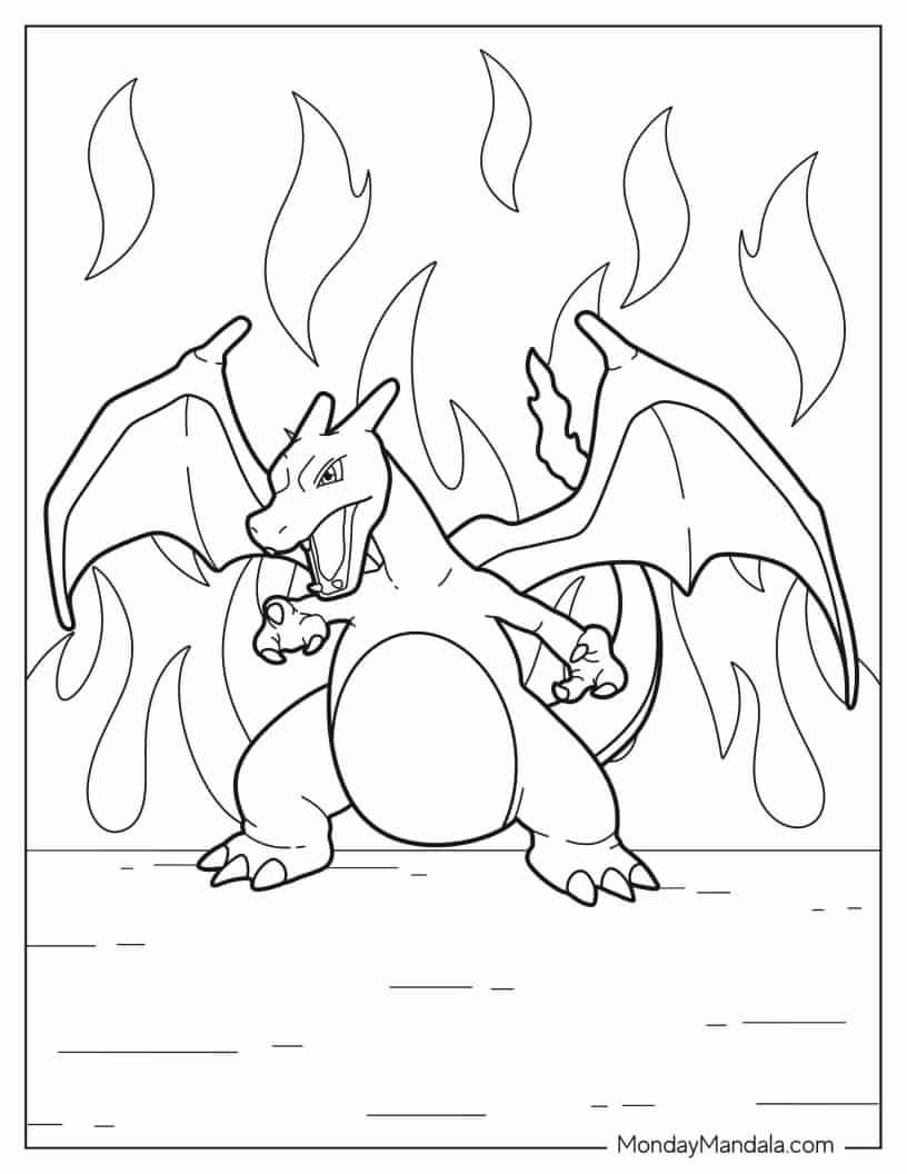 Çocuklar İçin Pokemon Boyama Sayfaları 
