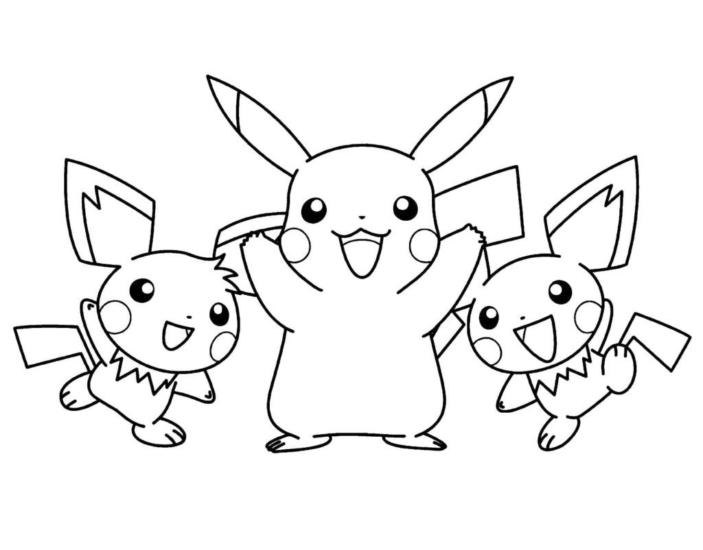 Çocuklar İçin Pokemon Boyama Sayfaları 