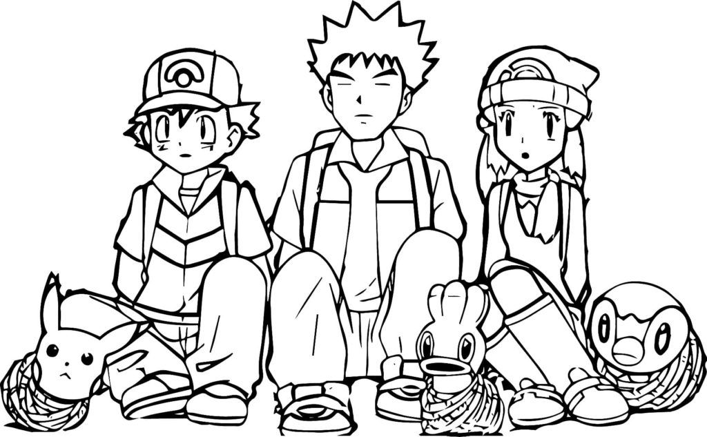 Çocuklar İçin Pokemon Boyama Sayfaları 
