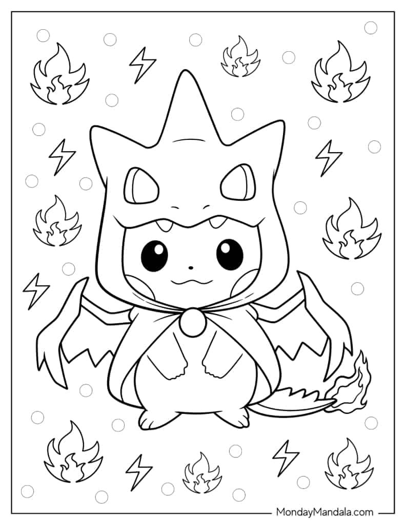 Çocuklar İçin Pokemon Boyama Sayfaları 