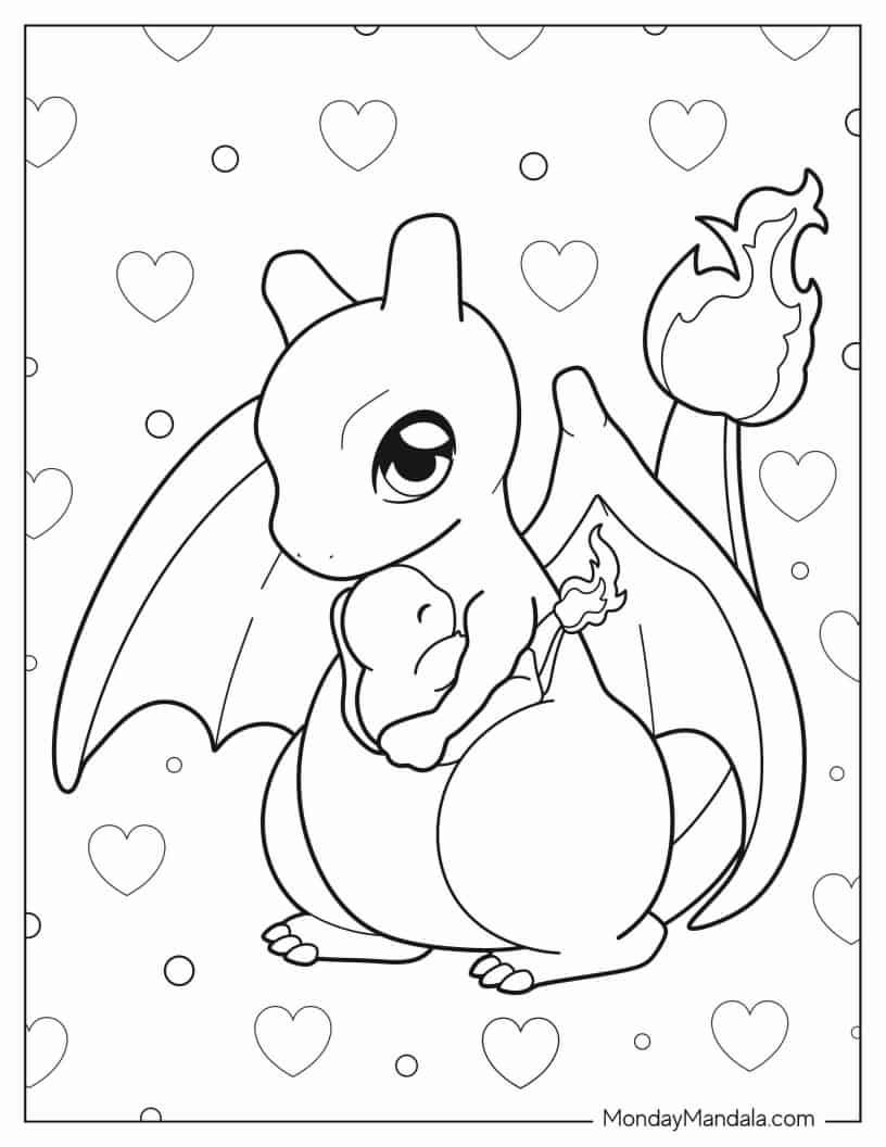 Çocuklar İçin Pokemon Boyama Sayfaları 