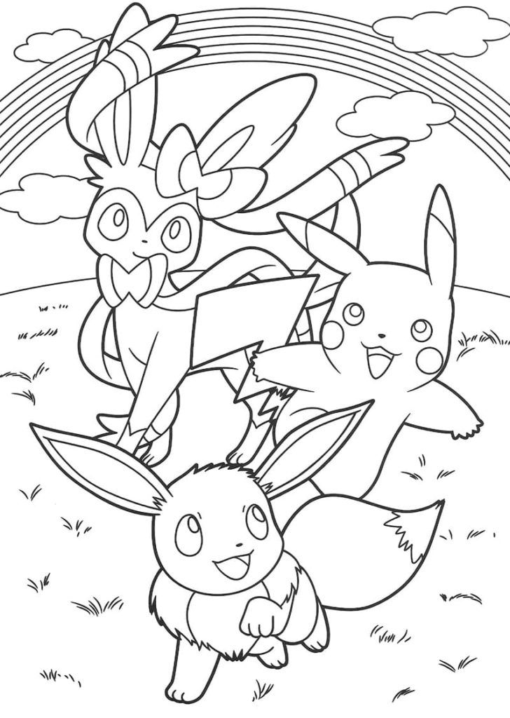 Çocuklar İçin Pokemon Boyama Sayfaları 