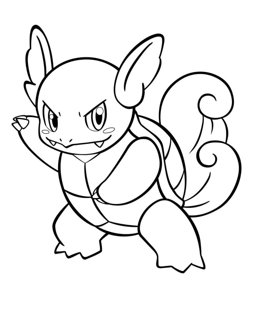Çocuklar İçin Pokemon Boyama Sayfaları 