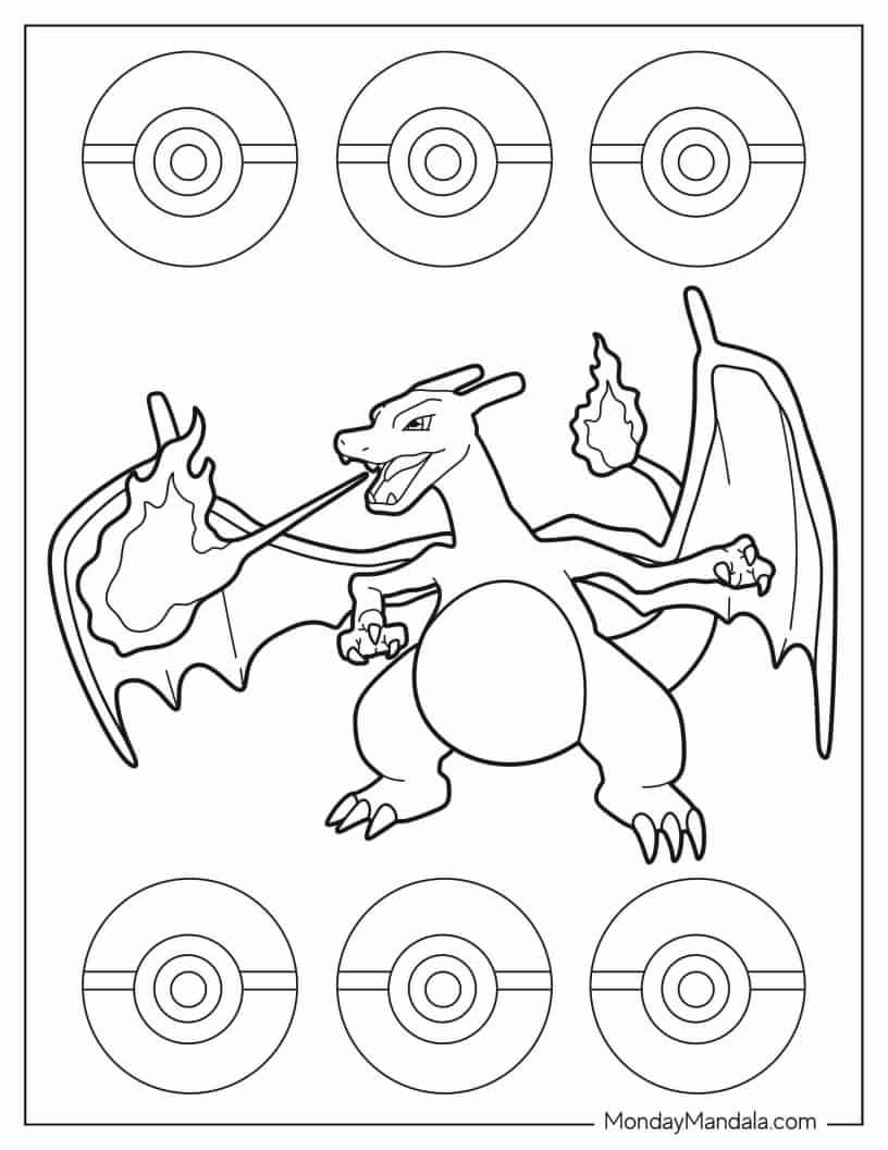 Çocuklar İçin Pokemon Boyama Sayfaları 