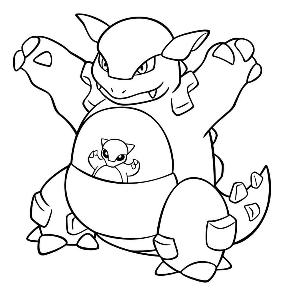 Çocuklar İçin Pokemon Boyama Sayfaları 