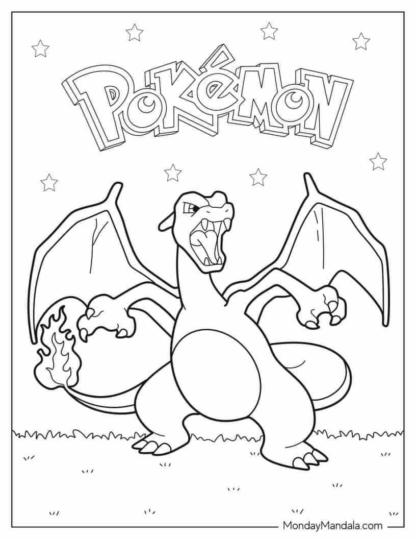 Çocuklar İçin Pokemon Boyama Sayfaları 
