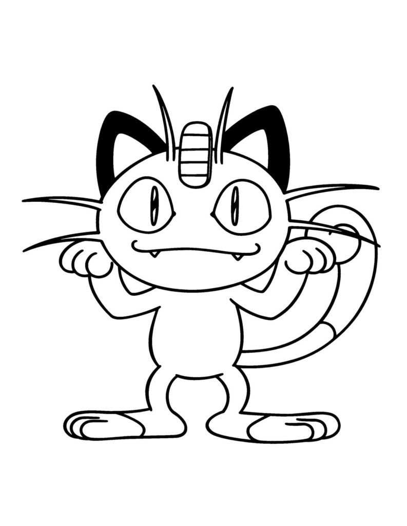 Çocuklar İçin Pokemon Boyama Sayfaları 