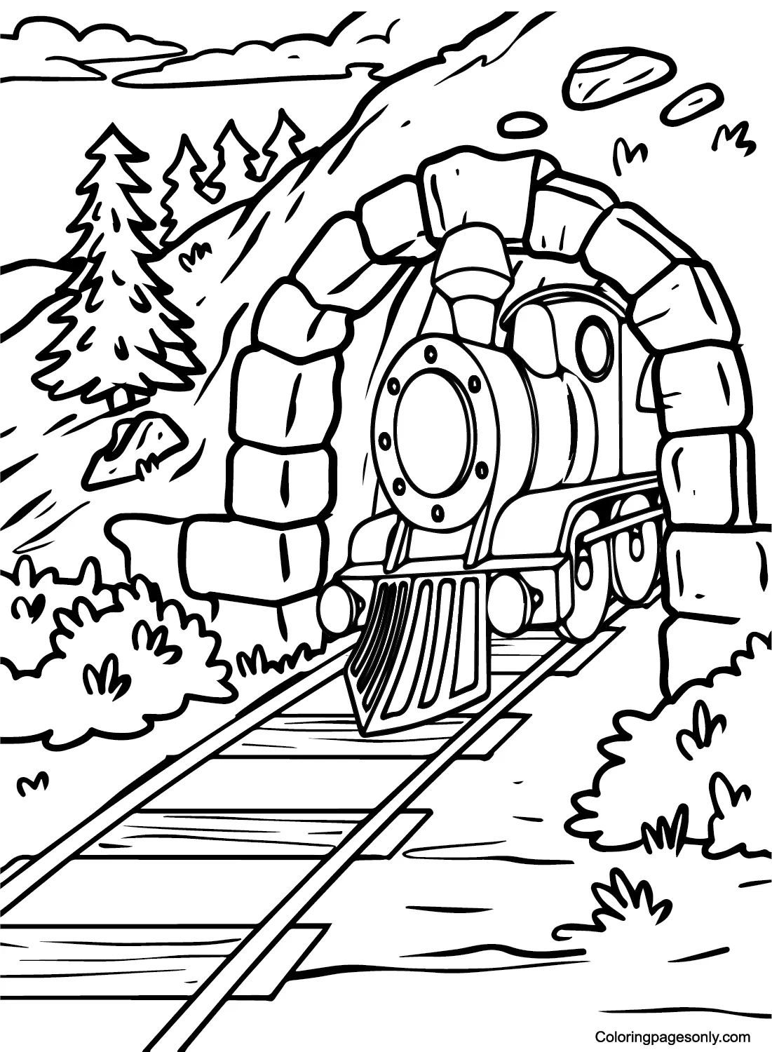Çocuklar İçin Polar Express Boyama Sayfaları 