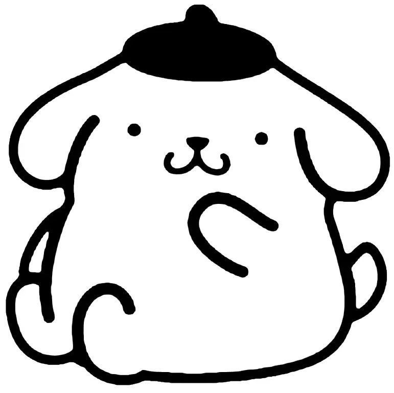 Çocuklar İçin Pompompurin Boyama Sayfaları 