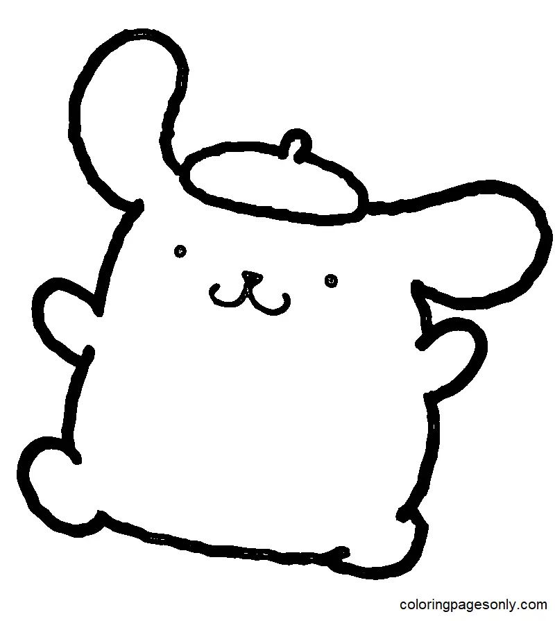 Çocuklar İçin Pompompurin Boyama Sayfaları 