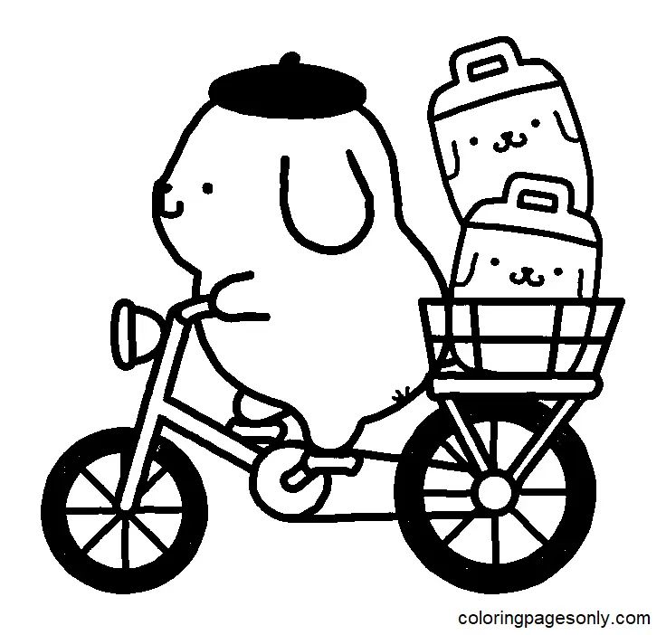 Çocuklar İçin Pompompurin Boyama Sayfaları 