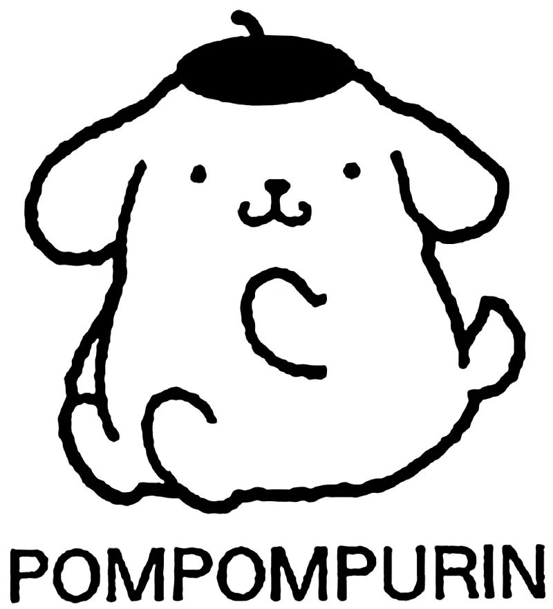 Çocuklar İçin Pompompurin Boyama Sayfaları 