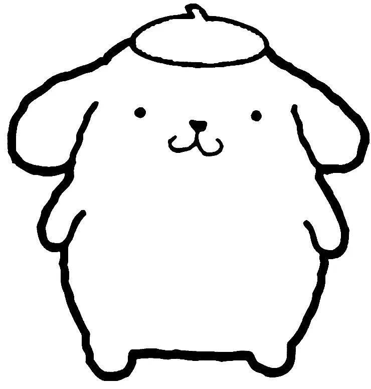 Çocuklar İçin Pompompurin Boyama Sayfaları 
