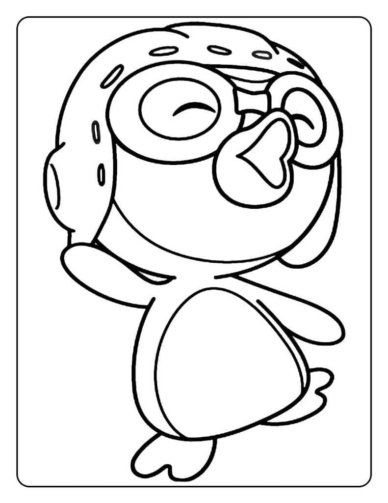 Çocuklar İçin Pororo Boyama Sayfaları 
