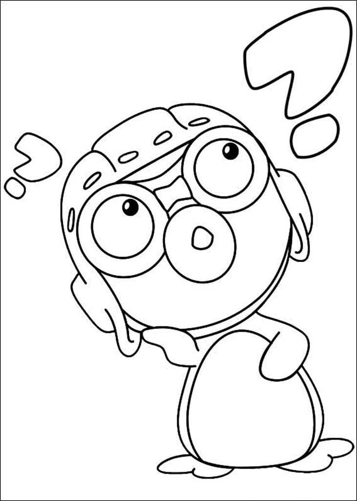 Çocuklar İçin Pororo Boyama Sayfaları 