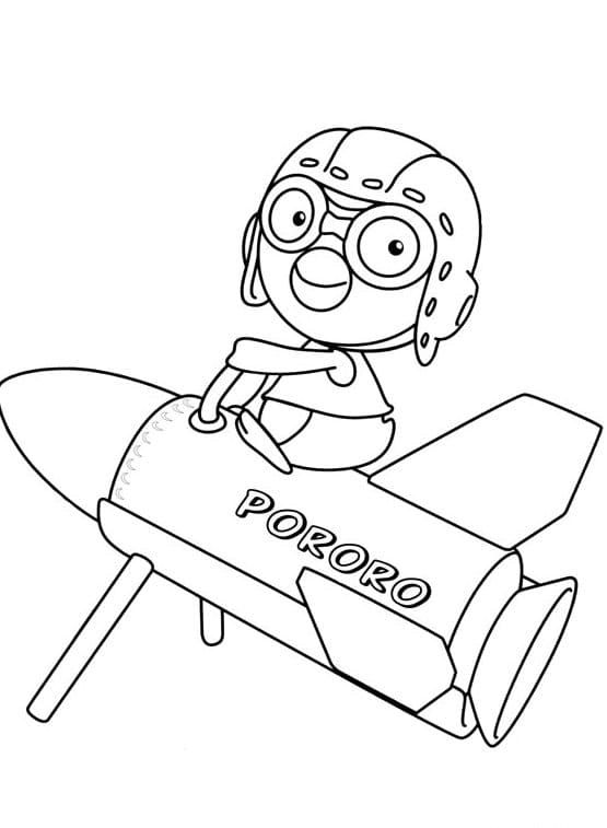 Çocuklar İçin Pororo Boyama Sayfaları 