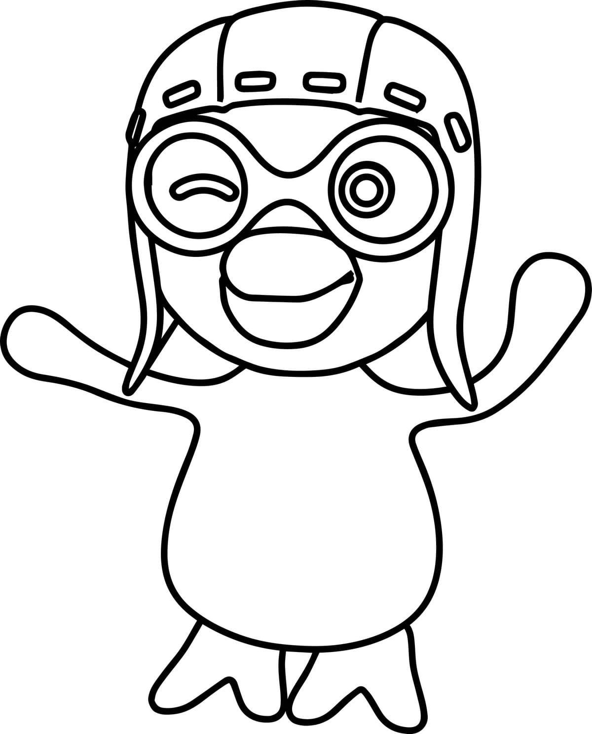 Çocuklar İçin Pororo Boyama Sayfaları 