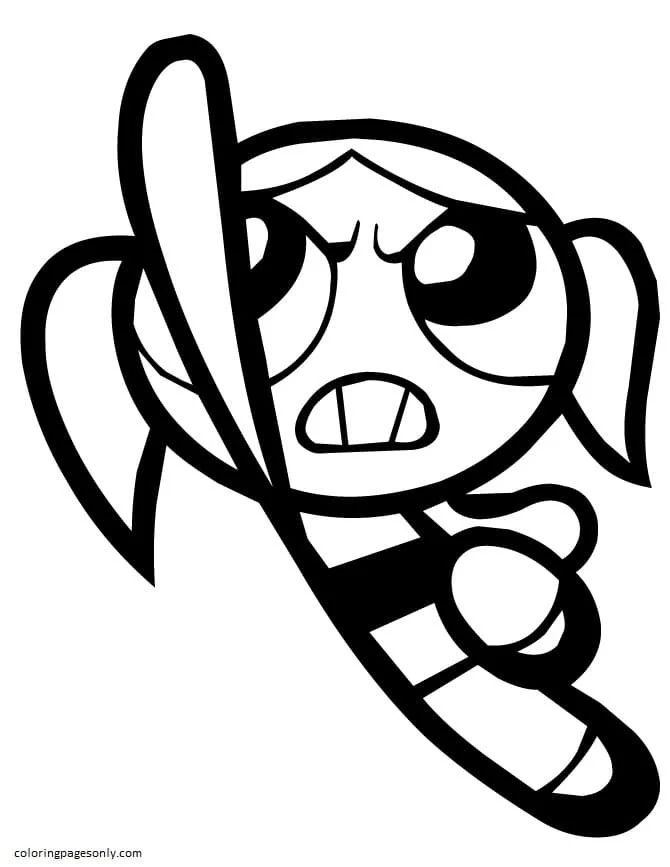 Çocuklar İçin Powerpuff Girls Boyama Sayfaları 