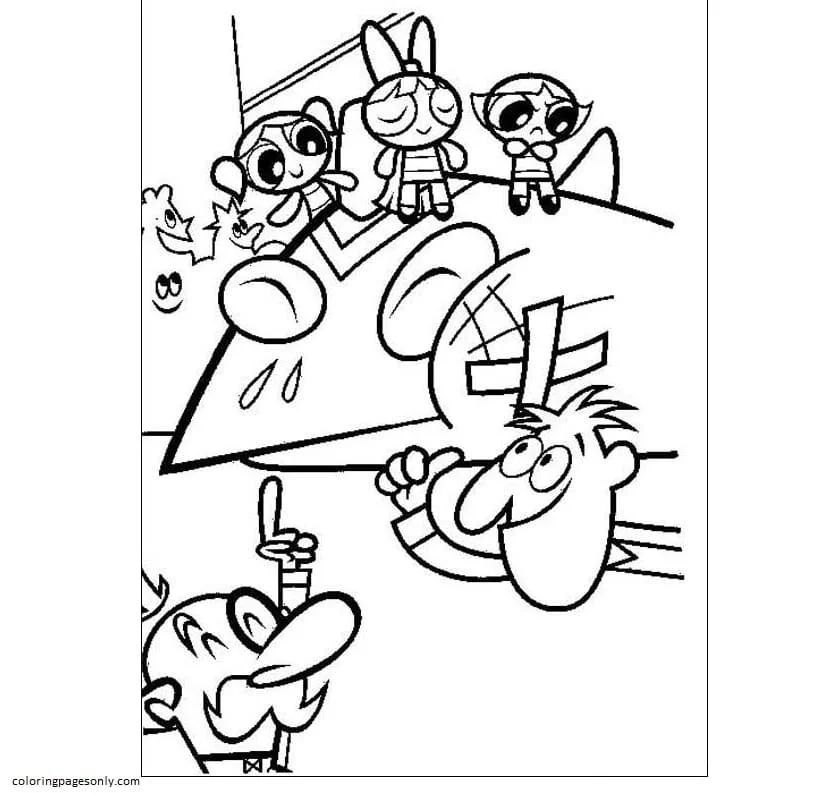 Çocuklar İçin Powerpuff Girls Boyama Sayfaları 
