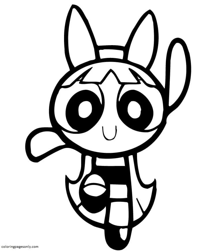 Çocuklar İçin Powerpuff Girls Boyama Sayfaları 