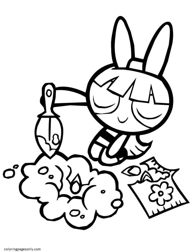 Çocuklar İçin Powerpuff Girls Boyama Sayfaları 