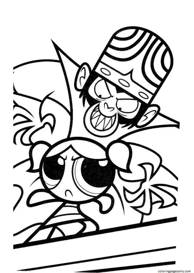 Çocuklar İçin Powerpuff Girls Boyama Sayfaları 
