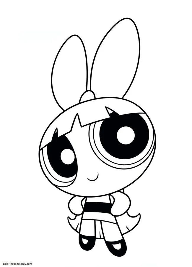 Çocuklar İçin Powerpuff Girls Boyama Sayfaları 