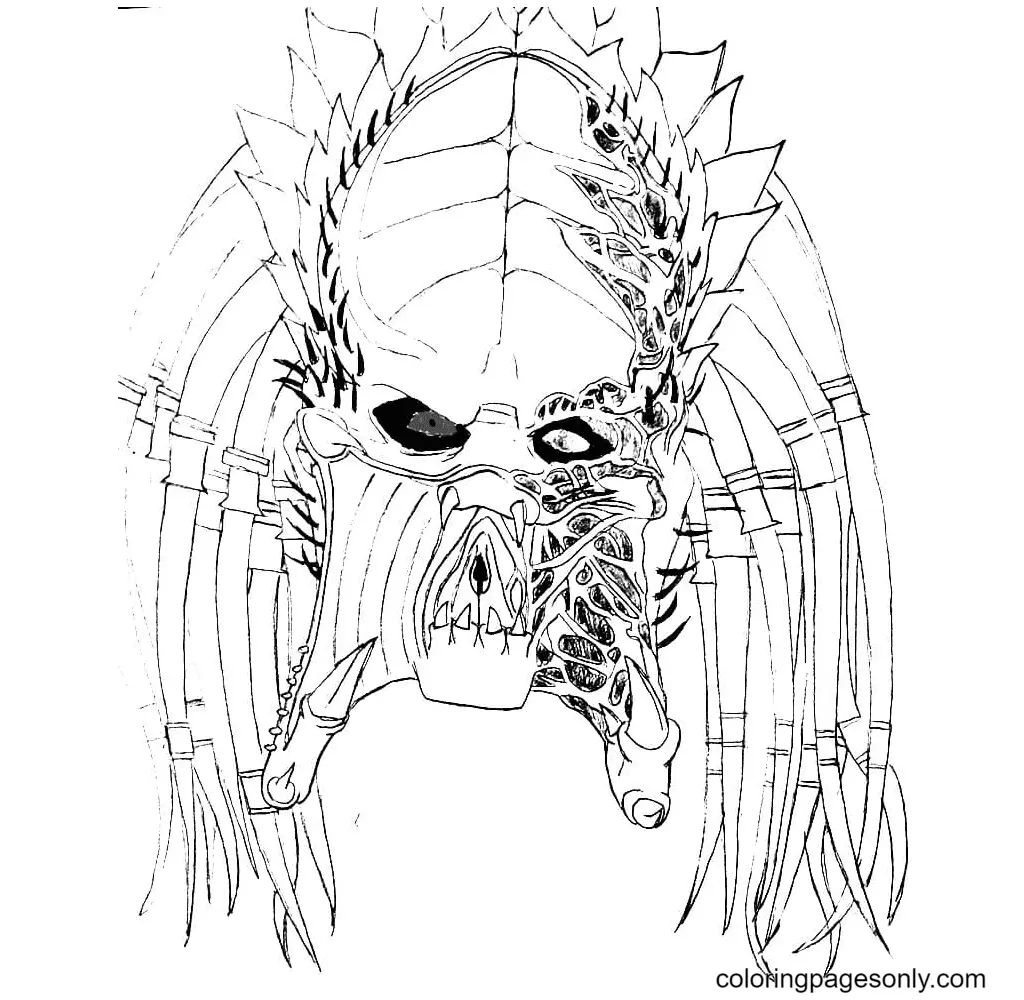 Çocuklar İçin Predator Boyama Sayfaları 