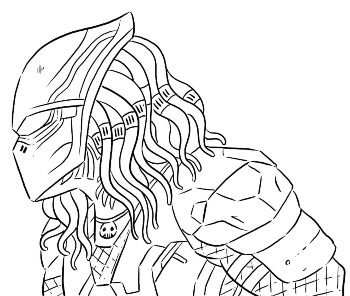 Çocuklar İçin Predator Boyama Sayfaları 