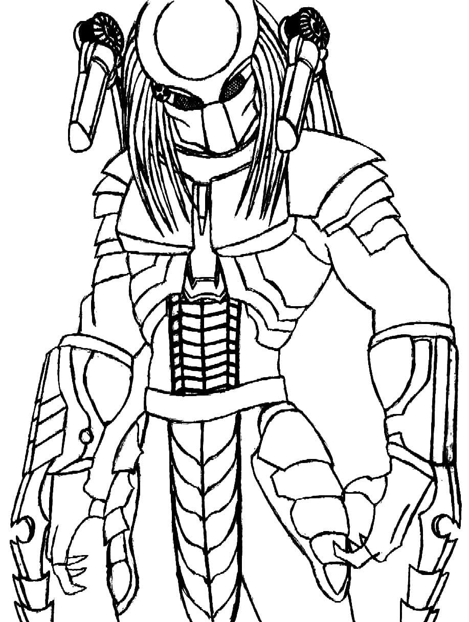 Çocuklar İçin Predator Boyama Sayfaları 