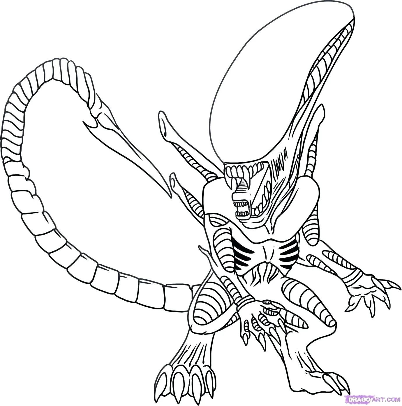 Çocuklar İçin Predator Boyama Sayfaları 