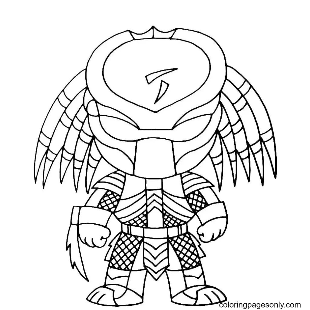 Çocuklar İçin Predator Boyama Sayfaları 