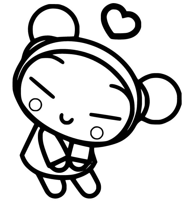 Çocuklar İçin Pucca Boyama Sayfaları 