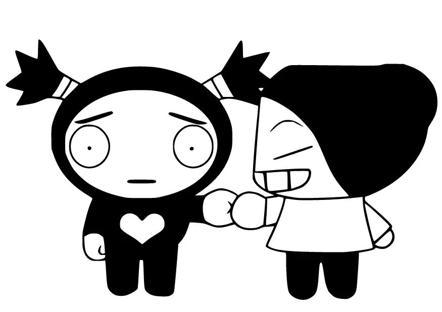 Çocuklar İçin Pucca Boyama Sayfaları 