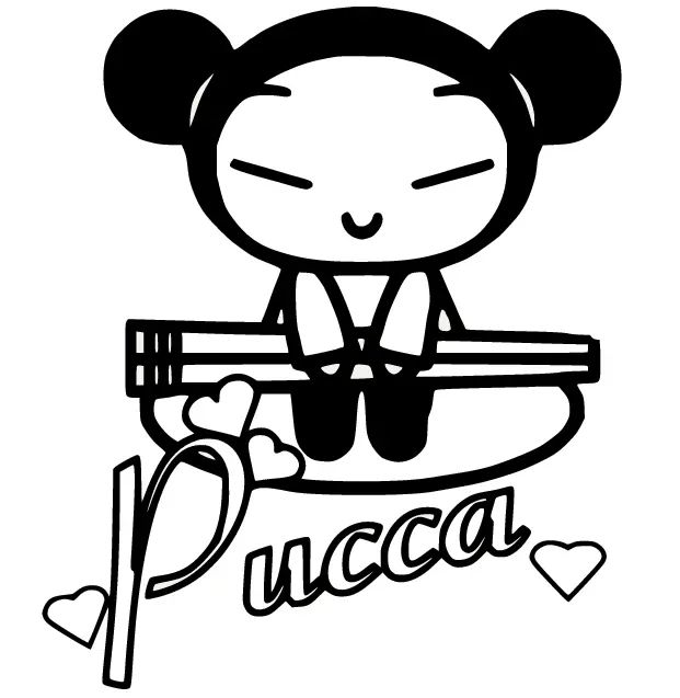 Çocuklar İçin Pucca Boyama Sayfaları 