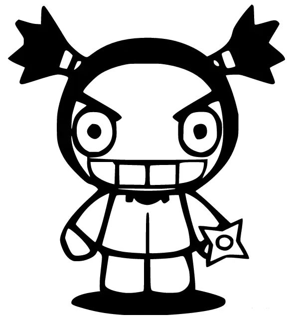 Çocuklar İçin Pucca Boyama Sayfaları 