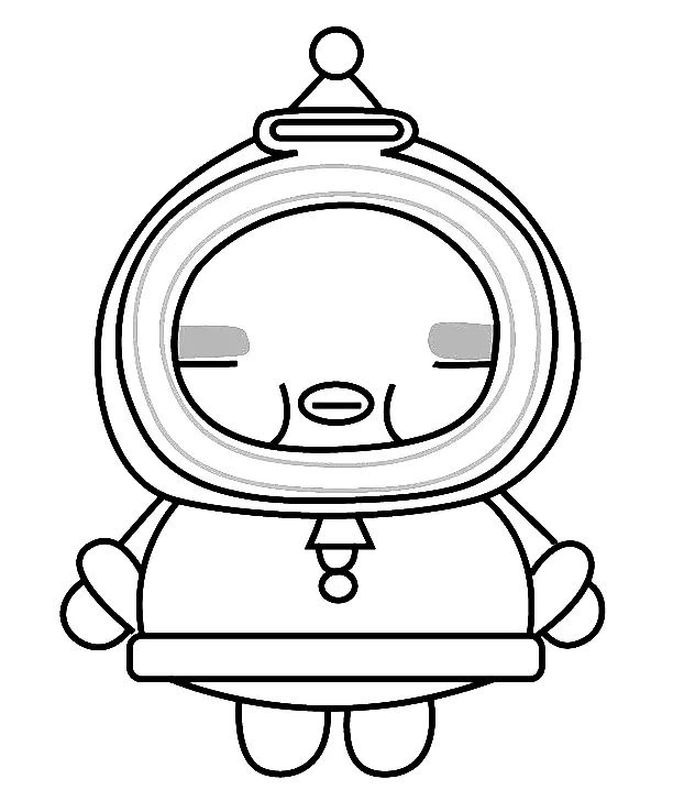 Çocuklar İçin Pucca Boyama Sayfaları 