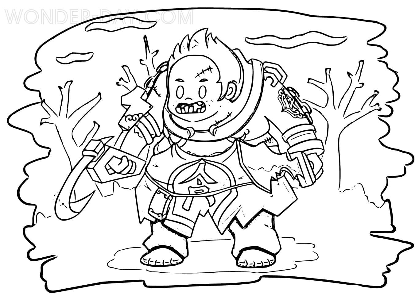 Çocuklar İçin Pudge Boyama Sayfaları 